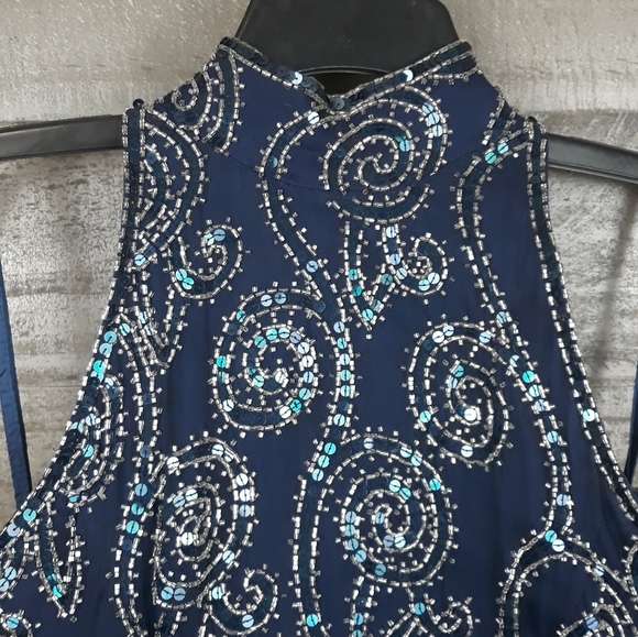 Vintage Niteline Della Roufogali Beaded Long Dress - Picture 3 of 8